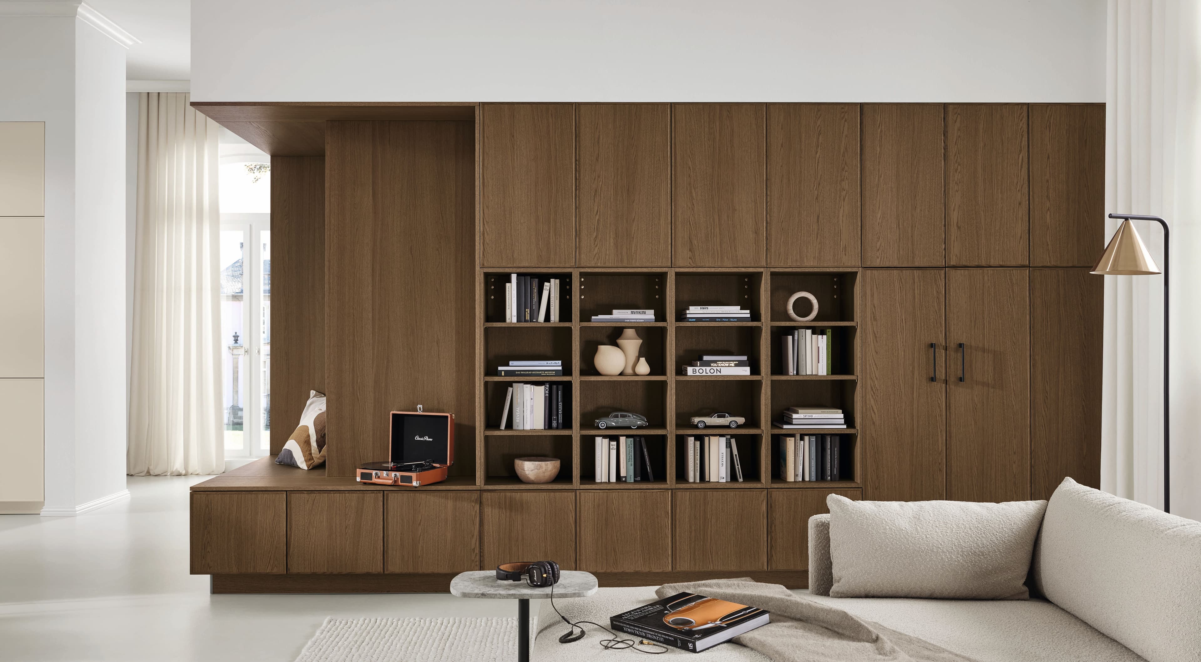 Nolte LIVING Garderoben-Setup mit Atlanta-B und Chicago im Hauseingang