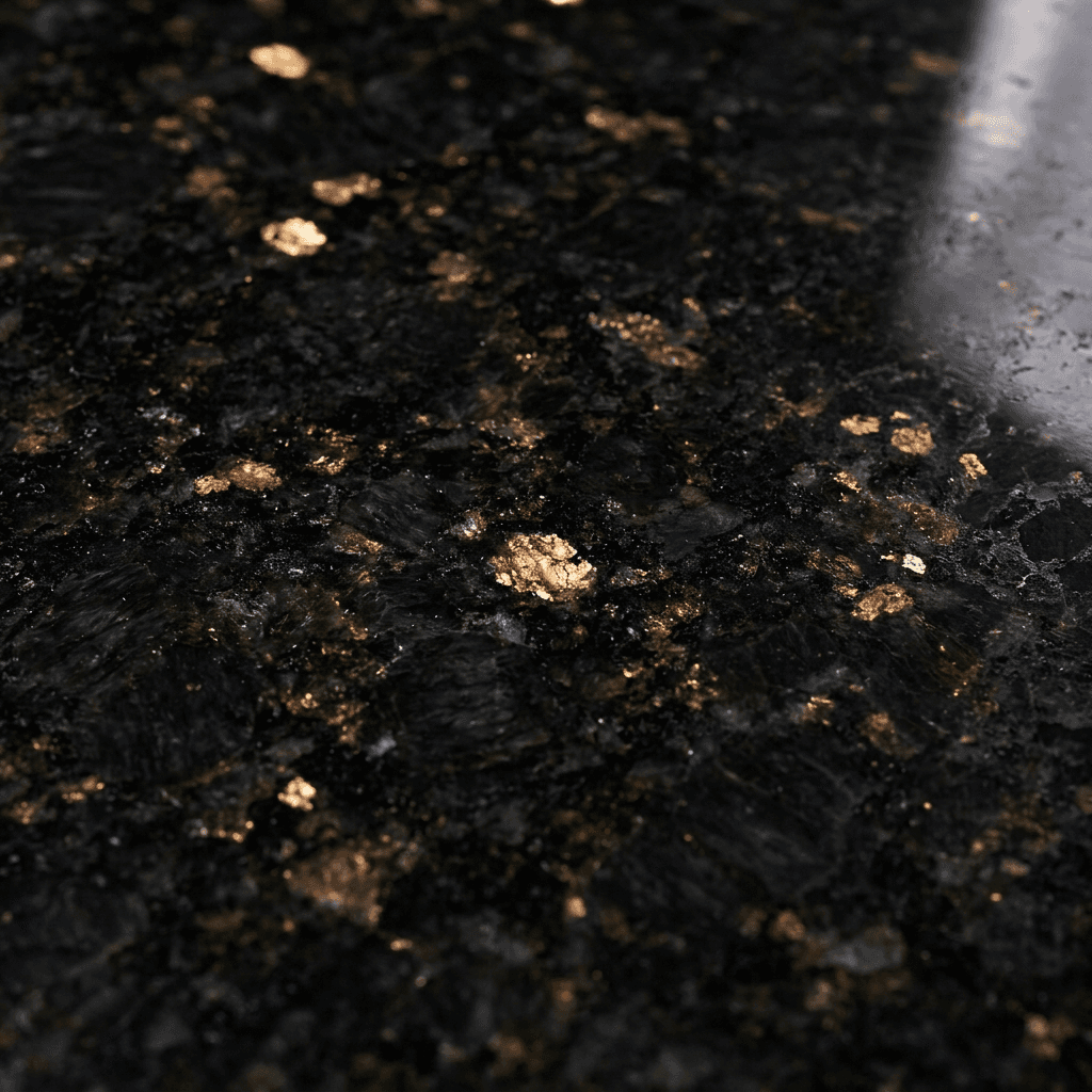 Granit mit Gold