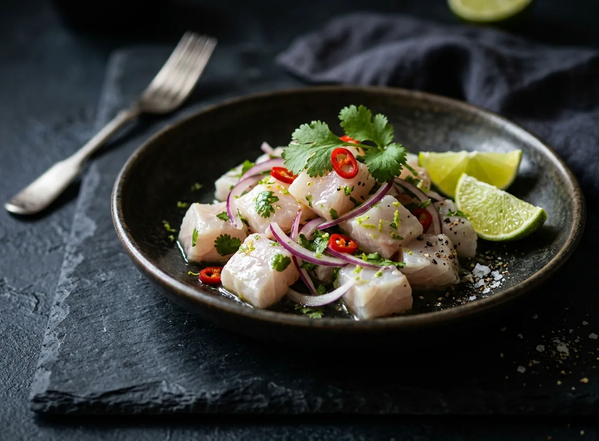 Ceviche vom Seebarsch