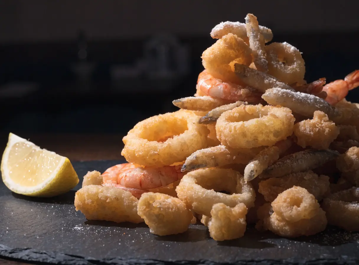 Fritto Misto mit Calamari