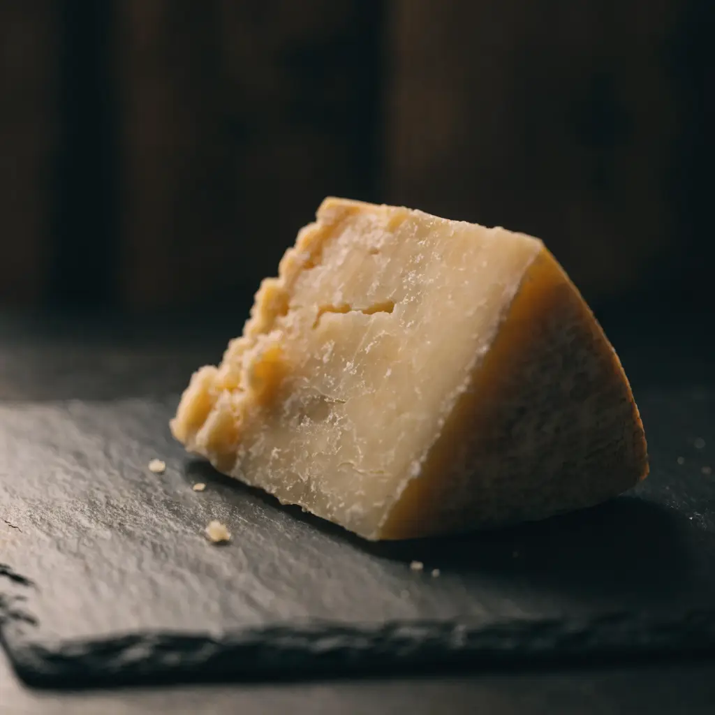 Hartkäseplatte mit gereiftem Pecorino und Parmesan