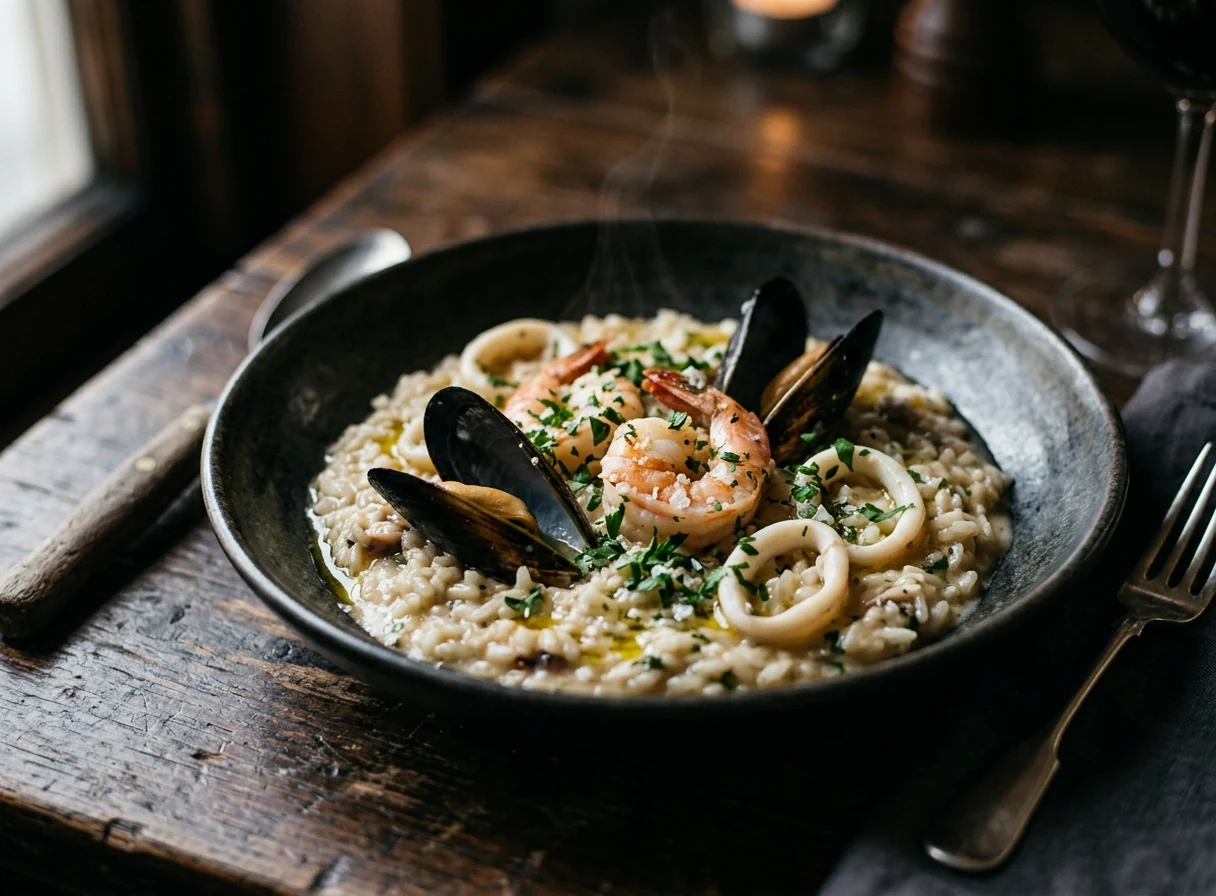 Meeresfrüchte-Risotto